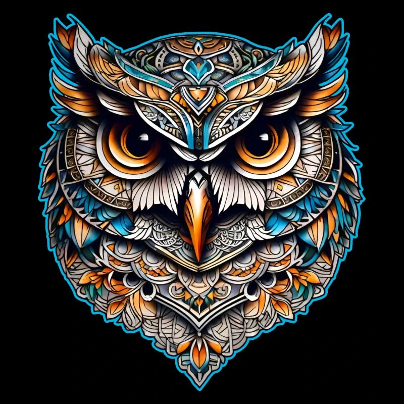 Coole Steampunk Eule