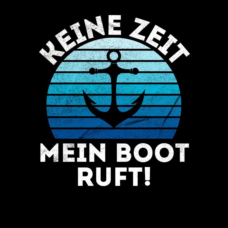 Bootsfahrer Bootfahren Motorboot Anker Schiffer