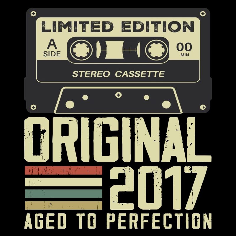 7th Retro Style Anniversary Gift 2017