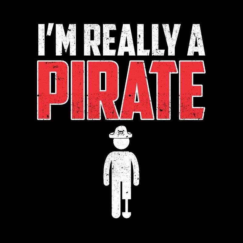 Ich Bin Wirklich Ein Piraten Bein Amputierte