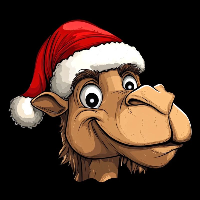 Kamel Weihnachtsmann