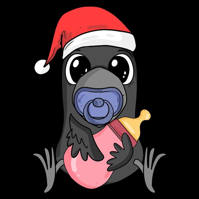 Noël Bébé Corbeau