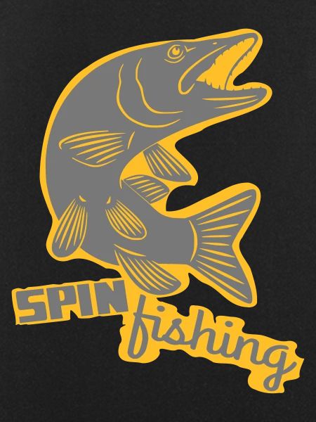 Spin fishing pike