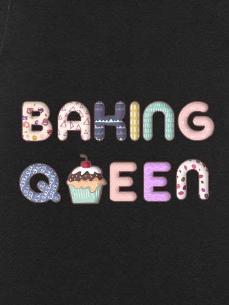 "Baking Queen" customizable