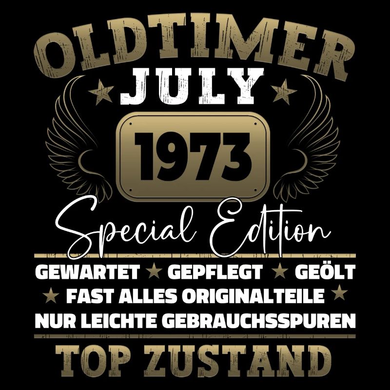 Oldtimer Juli 1973 49. Geburtstag Geschenk Herren