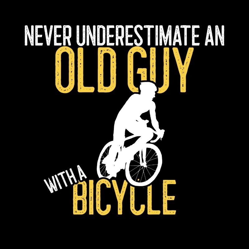 Never underestimate an old guy with a bicycle