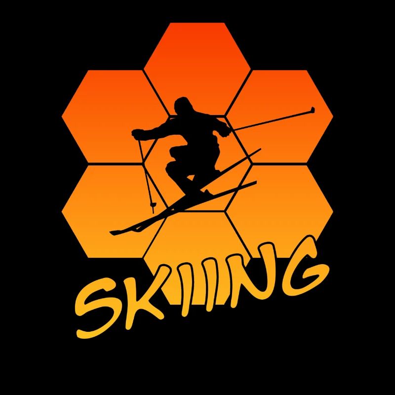 Ski, Skiing, Gift, Funny, Skier, Winter,