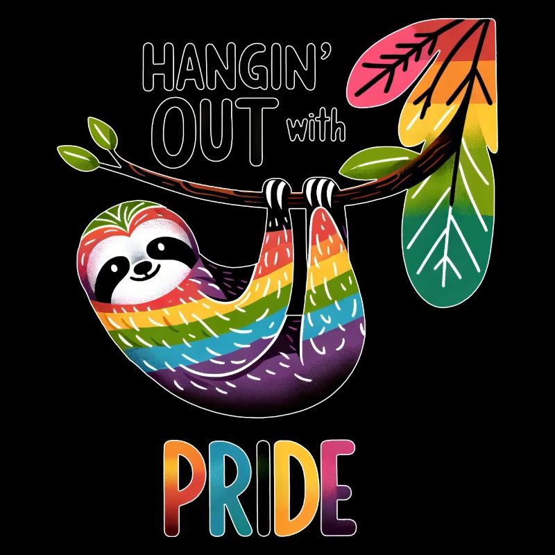 LGBTQ Pride Sloth Pride Month