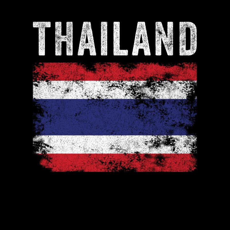 Drapeau thaïlandais en détresse - Drapeau thaïlandais
