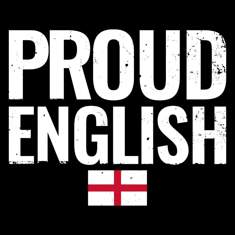Fier Anglais Angleterre Drapeau Anglais Anglais
