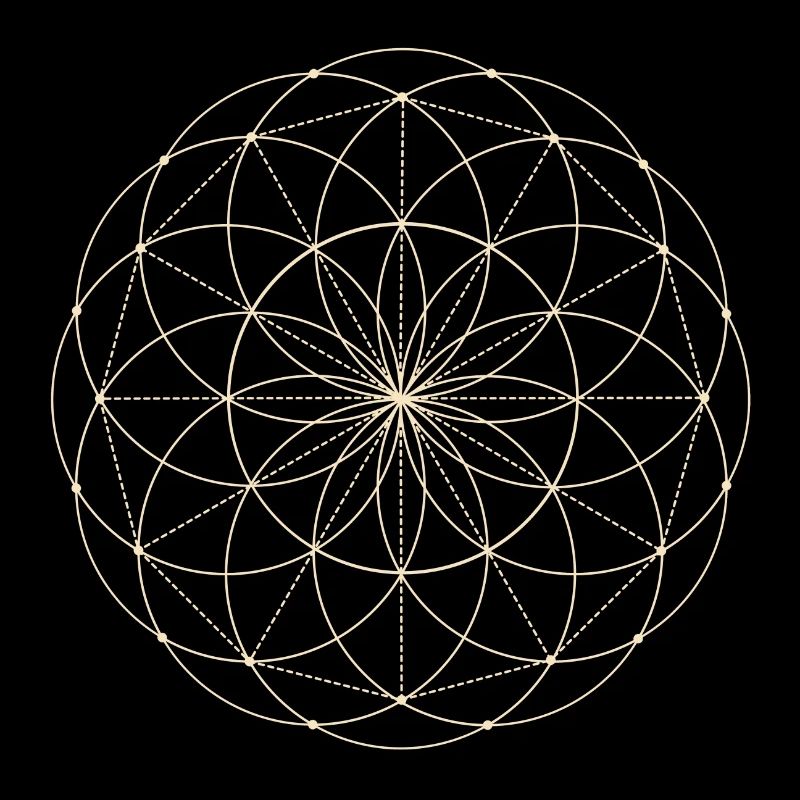 Heilige Geometrie Blume