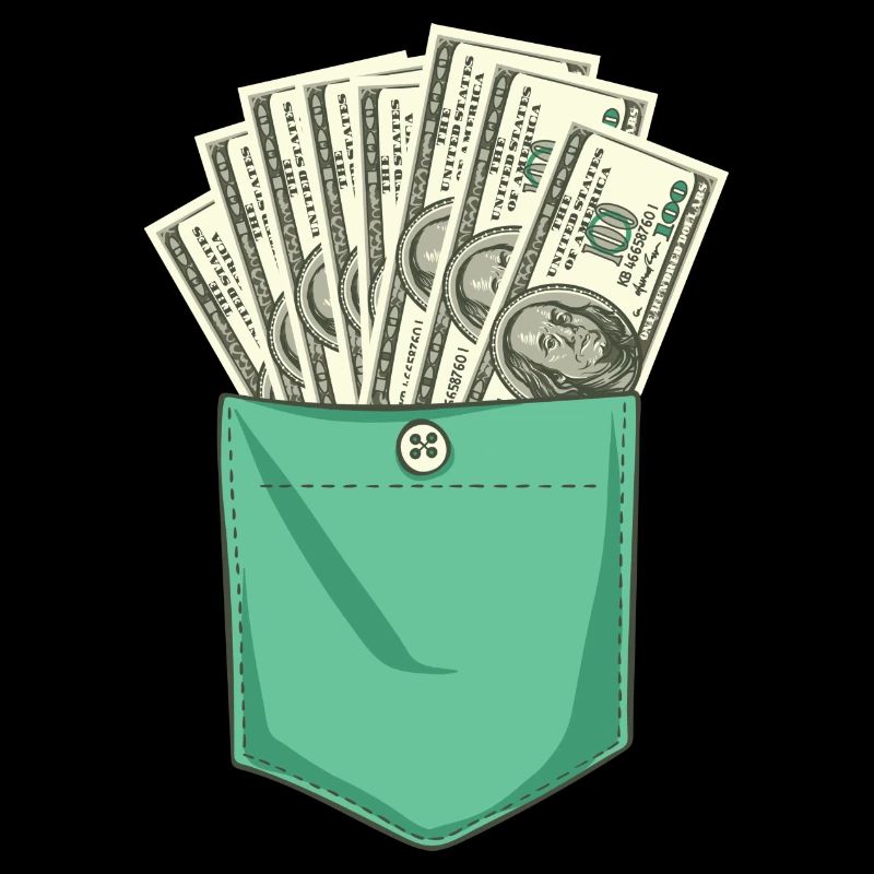 Source de poche dollar
