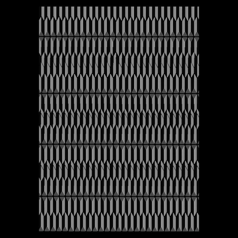 Pattern pattern in black / gray