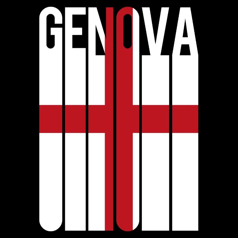 drapeau de Gênes Gênes Genes Génova