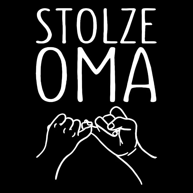 Stolze Oma Kleiner Fingerschwur Großmutter