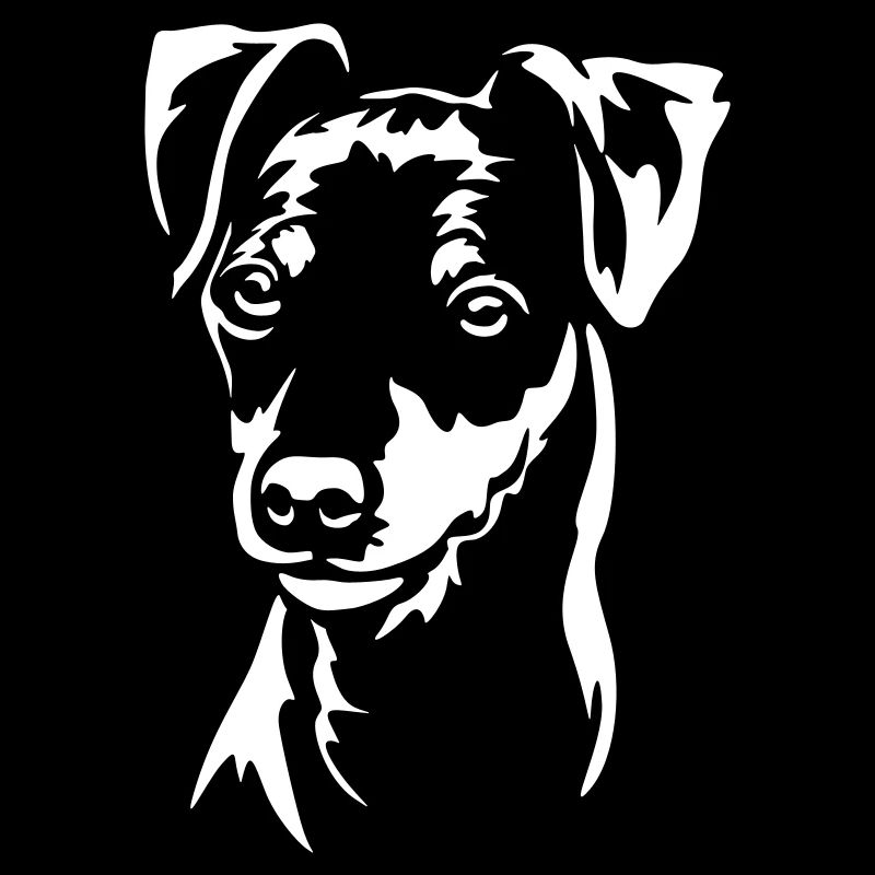 Zwergpinscher Head "Black Edition"