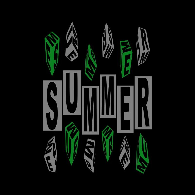 Summer dynamisch grün-grau