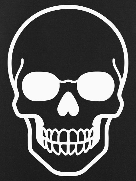 Minimalist skull design