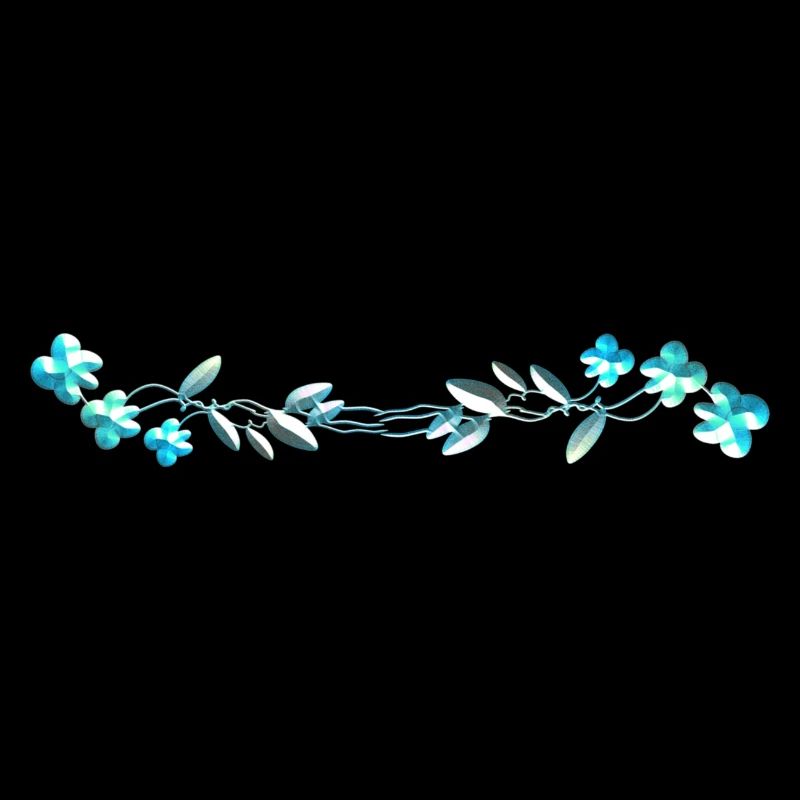 fleurs bleues caresser fleurs