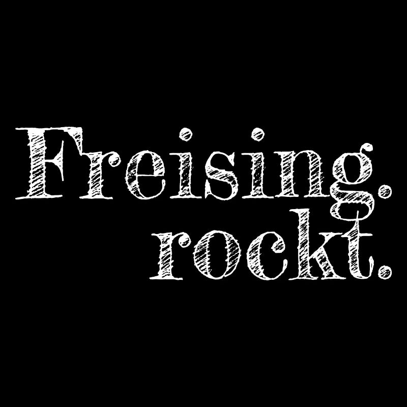Freising rockt - Textdesign mit Stadtnamen
