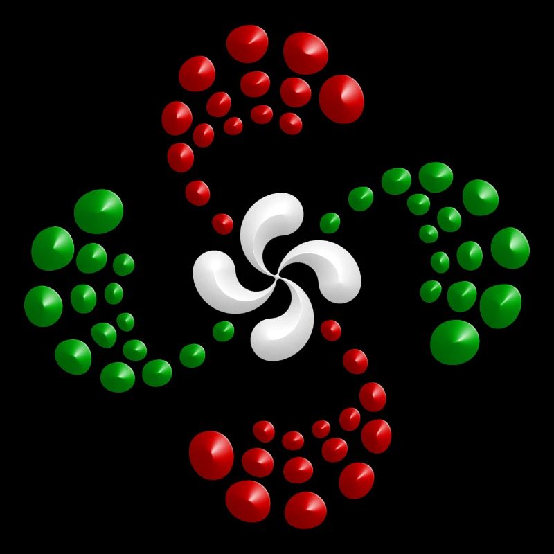 Croix Basque Lauburu