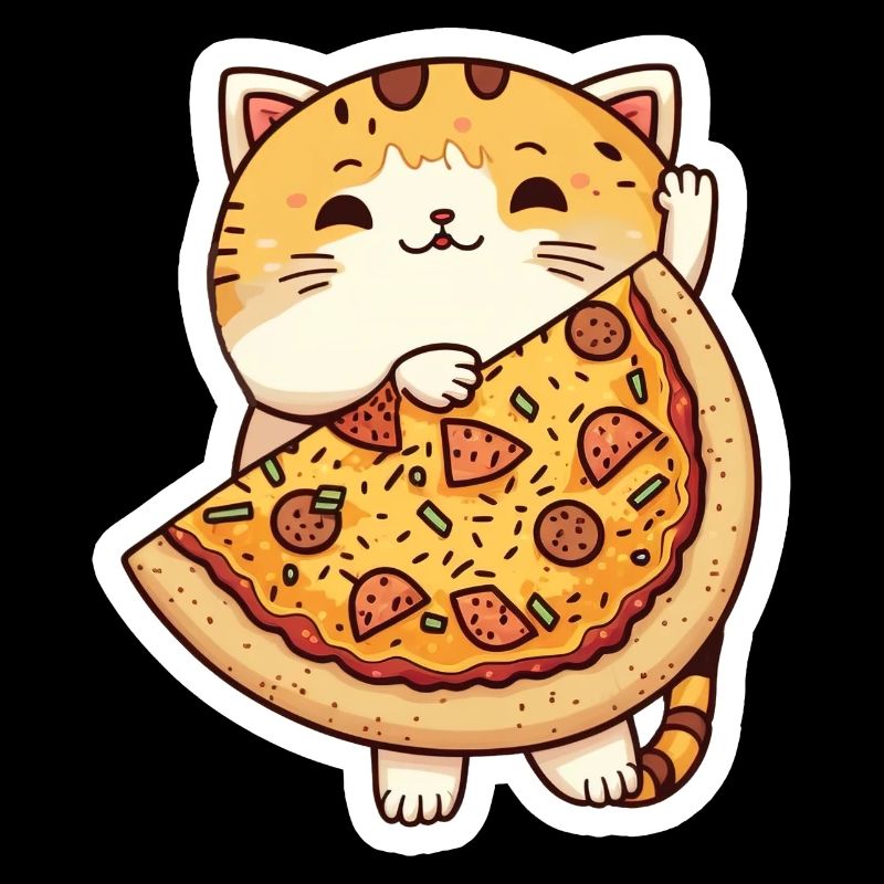 Autocollant mignon chaton chat chat mignon