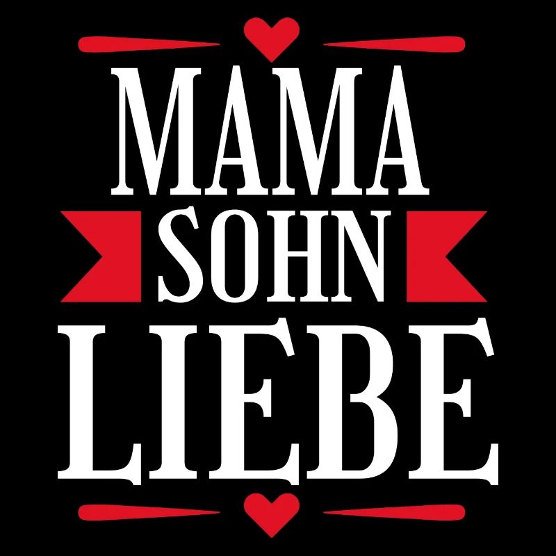 Mama Sohn Liebe Tshirt Geschenk Idee