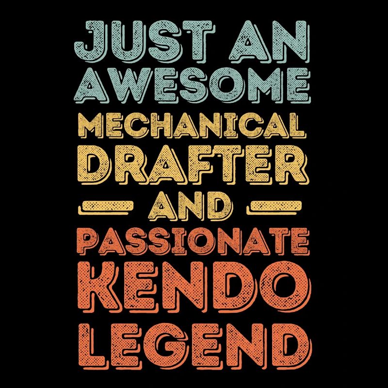 Technischer-Zeichner Kendo retro
