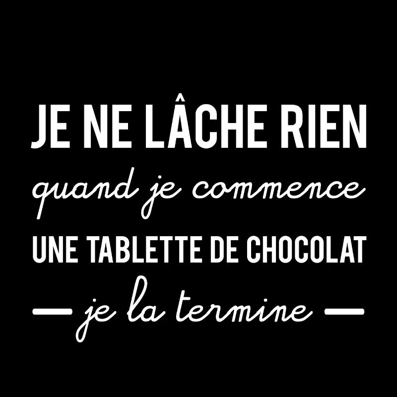 Manger une tablette de chocolat
