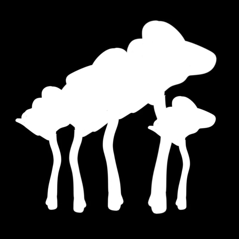 Symbole de la forêt Cartoon Trees Tree