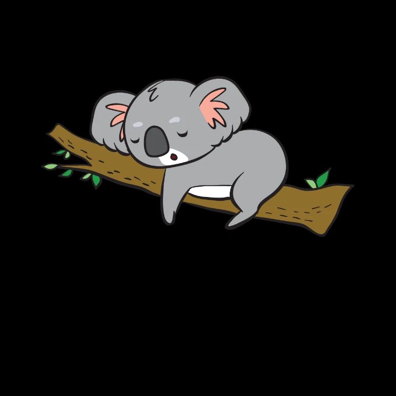 Koala - sleeps on branch