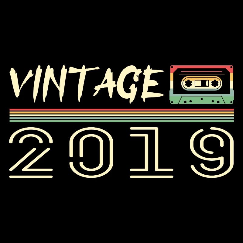 2019 Original 2019 Retro Geburtstagsgeschenk 2019