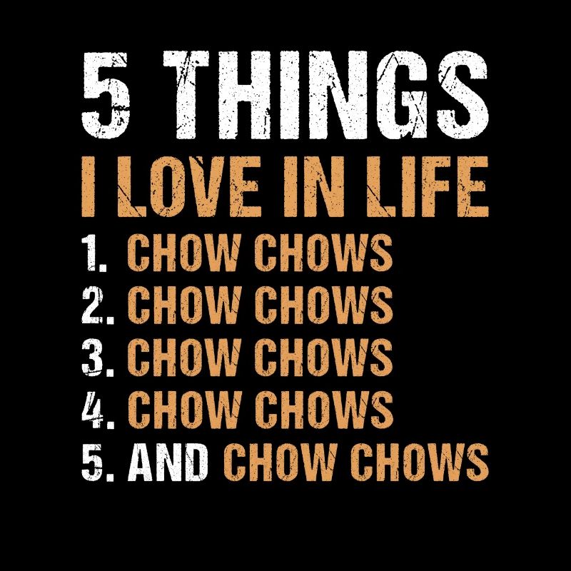 5 choses que j’aime dans la vie Chow Chow