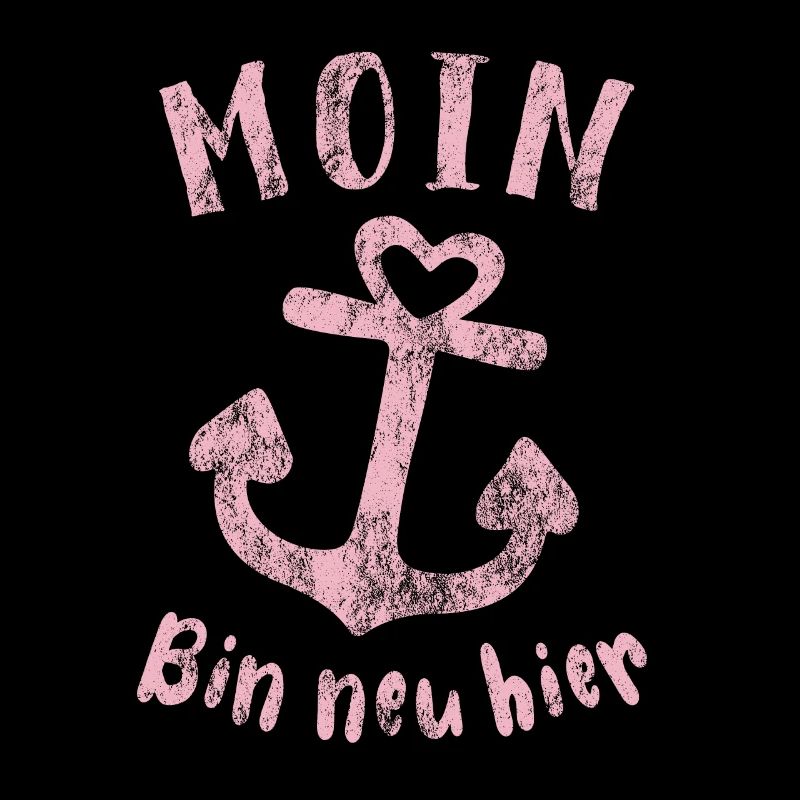 Moin bin neu hier Anker Baby Geburt Spruch