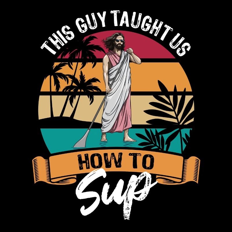 This guy taught us how to SUP - Jesus - Paddle