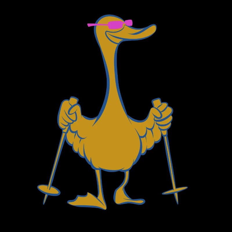 Canard colvert - Canard aux bâtons - Marche