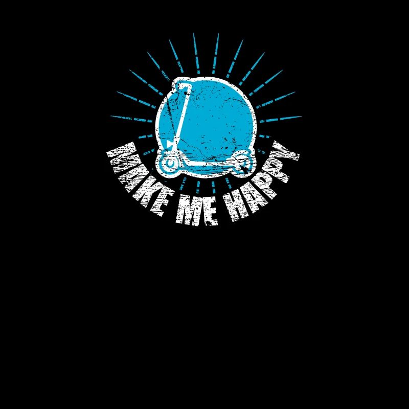 Tretroller Elektroroller Rollerfahrer