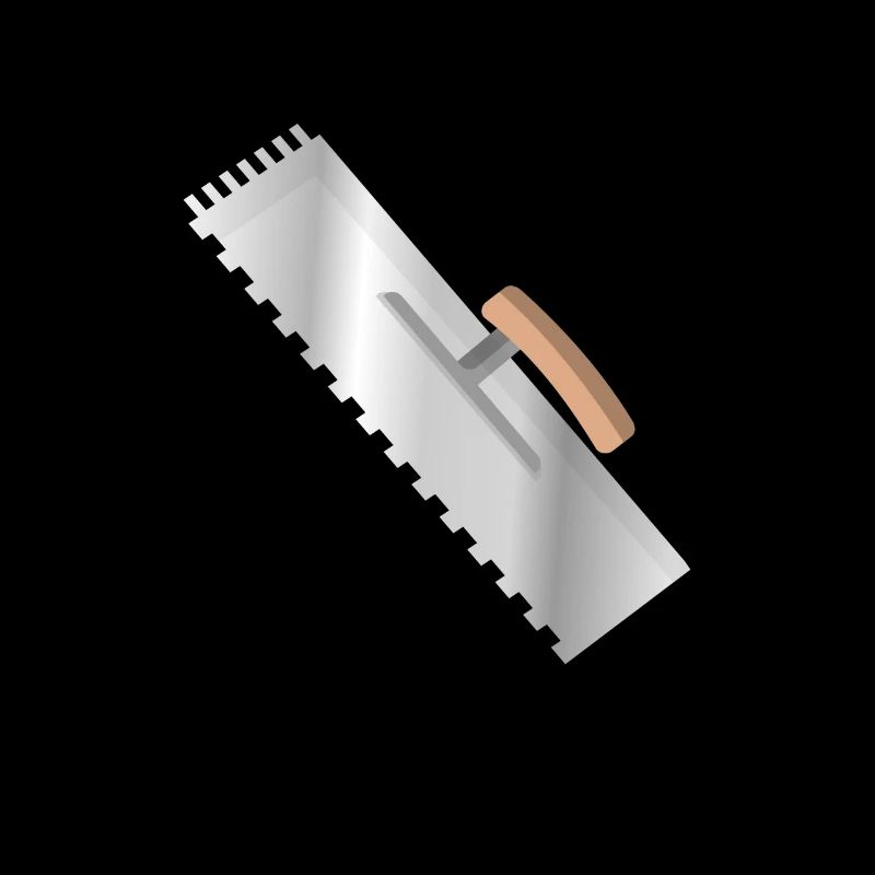 Spatula trowel tool construction site