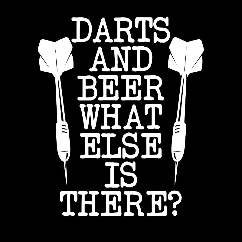 Fléchettes et bière avec deux fléchettes