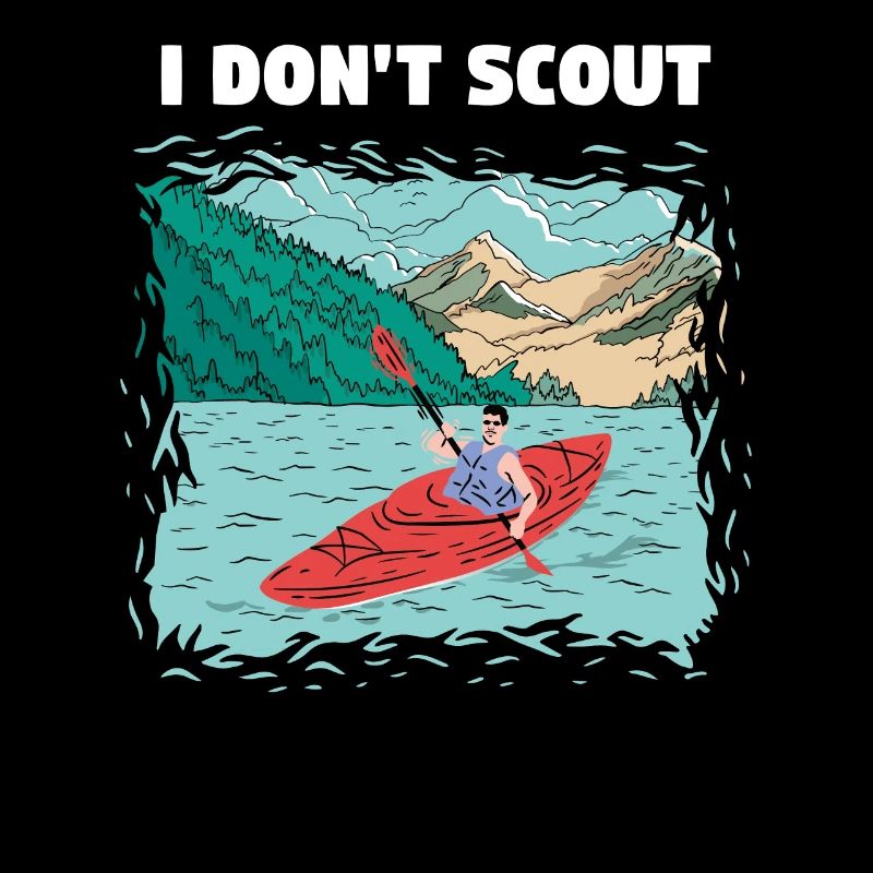 Je ne fais pas de scouting en kayak d’eau vive