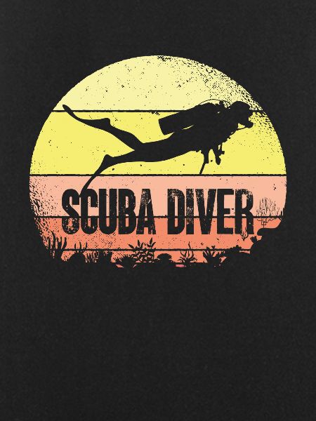 Diving with equipment