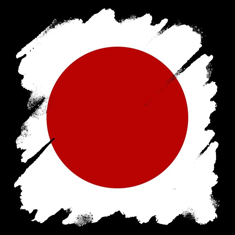 Drapeau du Japon utilisé Look Nihon drapeau japonais