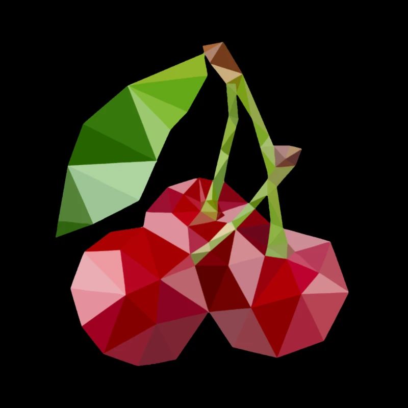 Low poly cherry