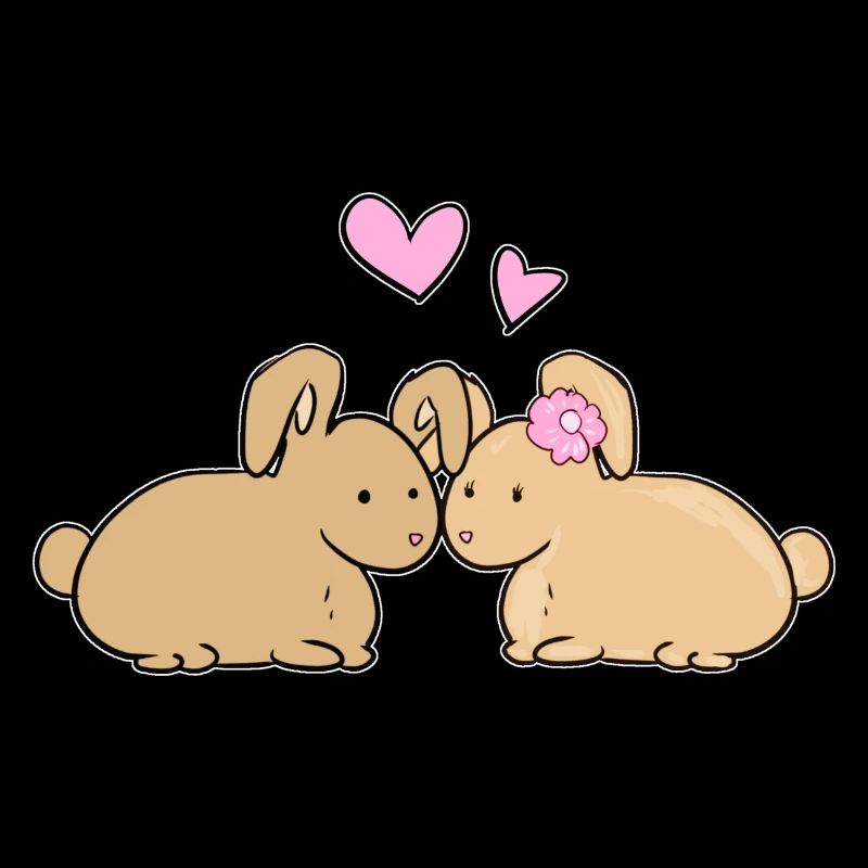 hase liebe pärchen tiere Valentinstag