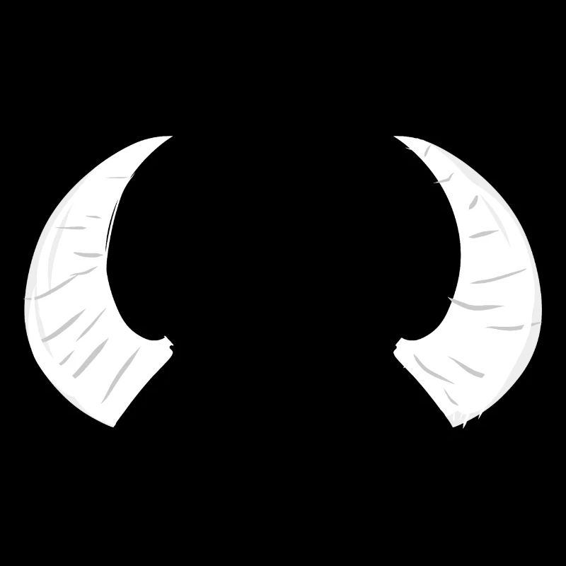 deux cornes cornes corne taureau bélier symbole