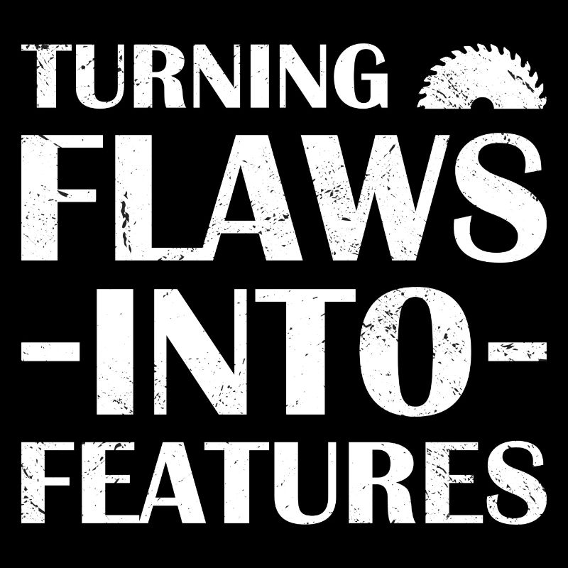 Carpenter Turning Flaws Into Features Woodworking