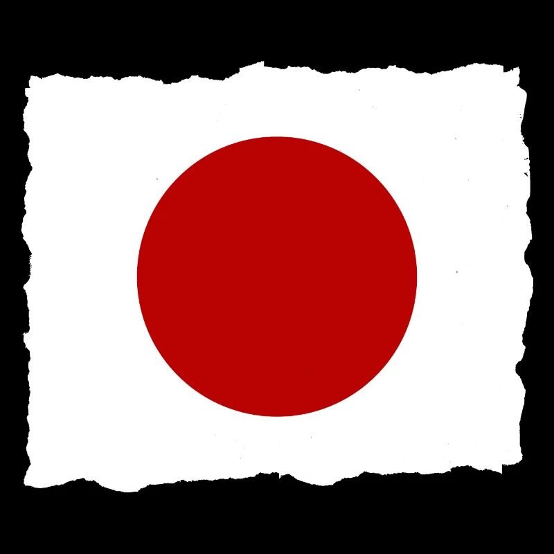 Drapeau du Japon utilisé Look Nihon drapeau japonais