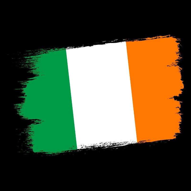 Drapeau de l'Irlande Drapeau irlandais vintage Dublin