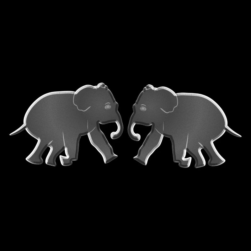 two elephant animals animals