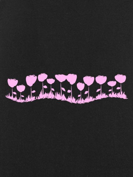 pink rose wave line